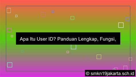 Jenis User ID