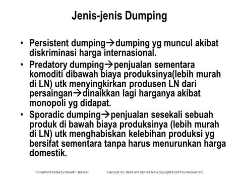 Jenis-Jenis Dumping