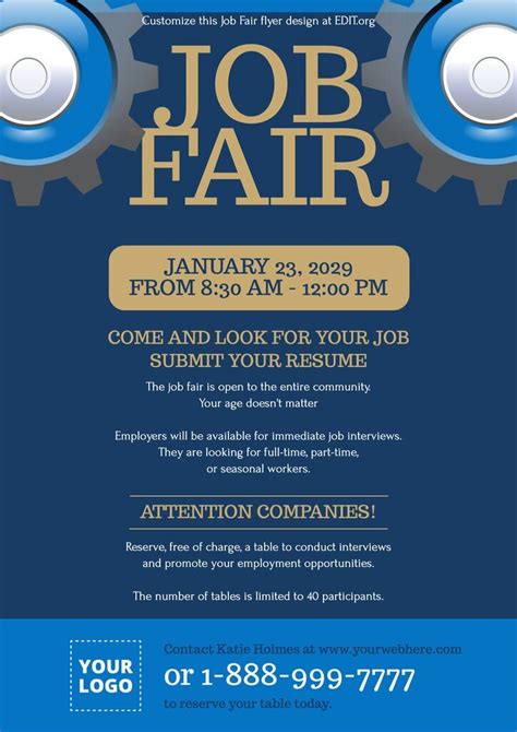 Job Fair Flyer Template