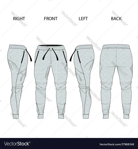 Jogging Pants Template
