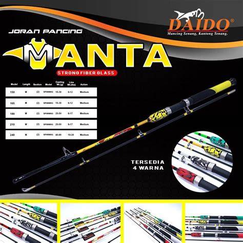Joran Pancing Doido Manta Fiber Solid