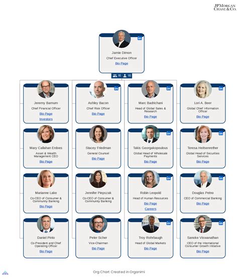 Jp Morgan Chase Org Chart