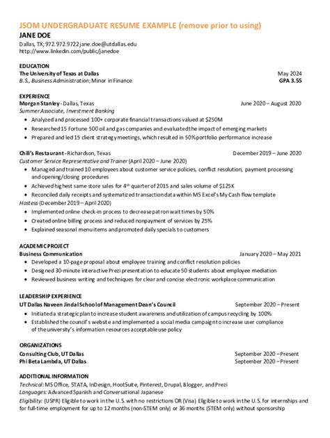 Jsom Resume Template