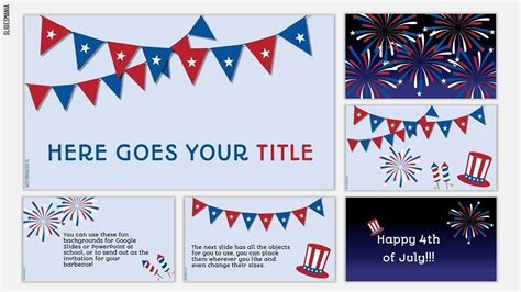 July 4th Powerpoint Templates