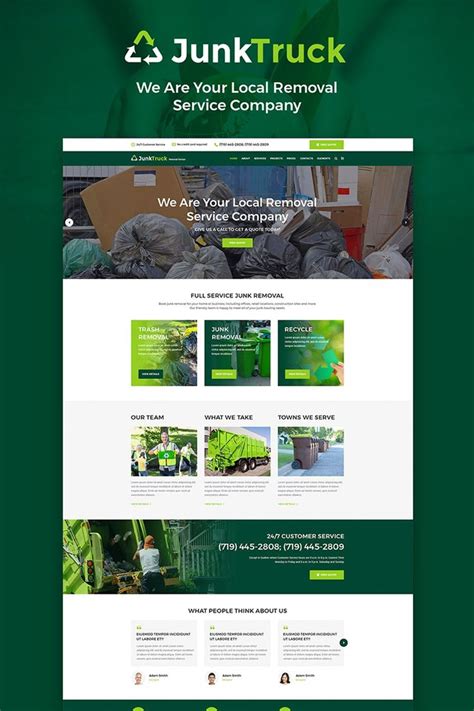Junk Removal Website Template