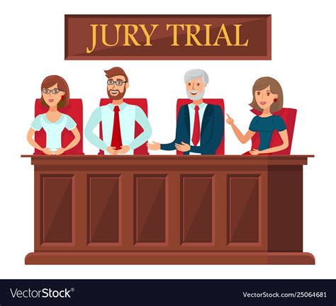 Jury Trial Clip Art