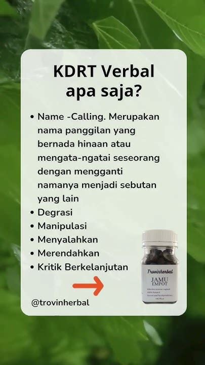 KDRT Verbal Pengertian