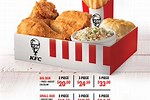 KFC Menu Pricing