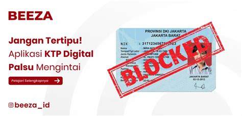 KTP Digital Palsu Beredar