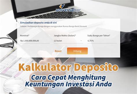 Kalkulator Deposito