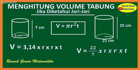 Kalkulator Volume Tabung