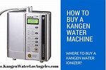 Kangen Water Where to Buy