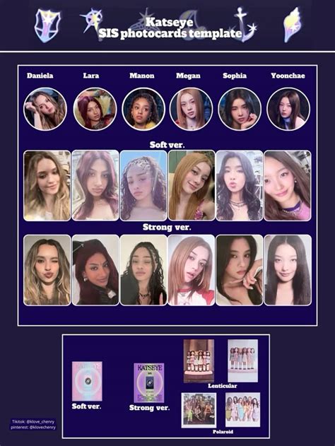 Katseye Photocard Template