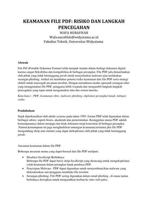 Keamanan File PDF