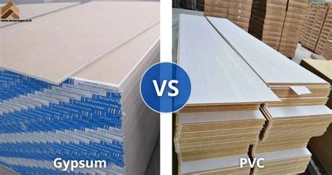 Kekuatan PVC vs Gypsum
