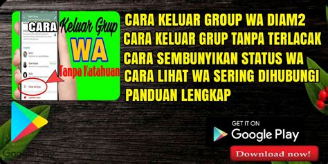 Keluar Grup WA Android
