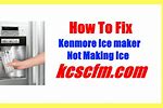 Kenmore Ice Maker Not Making Ice