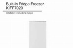 Kenwood Fridge Freezer Manual