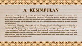 Kesimpulan Idgham Mis lain