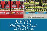 Keto Shopping at Sam's Club