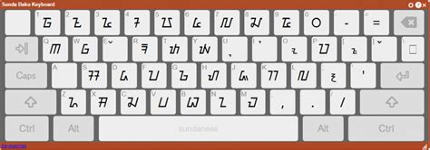 Keyboard Virtual Sunda