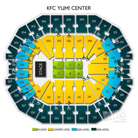 Kfc Yum Center Seating Chart