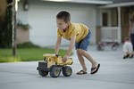 Kids Play with Trucks