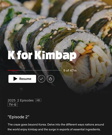 Kimbap Global Popularity