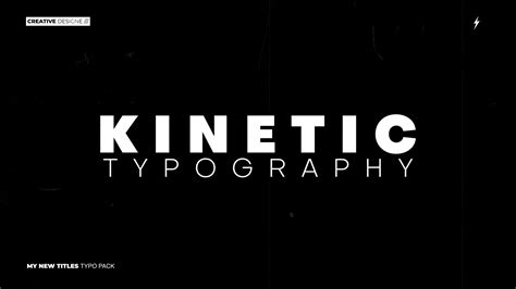 Kinetic Typography Template
