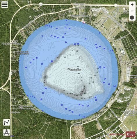 Kingsley Lake Depth Chart