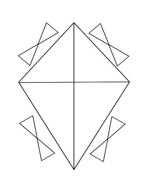 Kite Craft Template