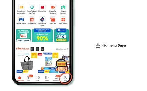 Klik Menu Saya