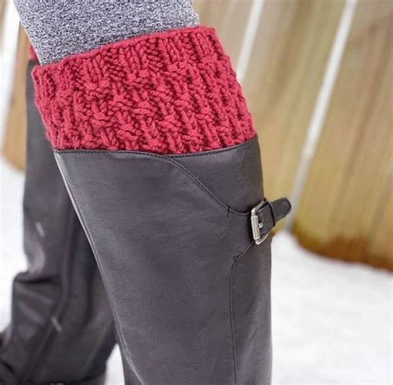 Knit Boot Cuff Pattern