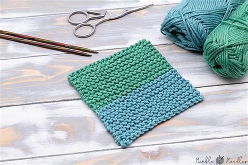 Knit Coaster Pattern