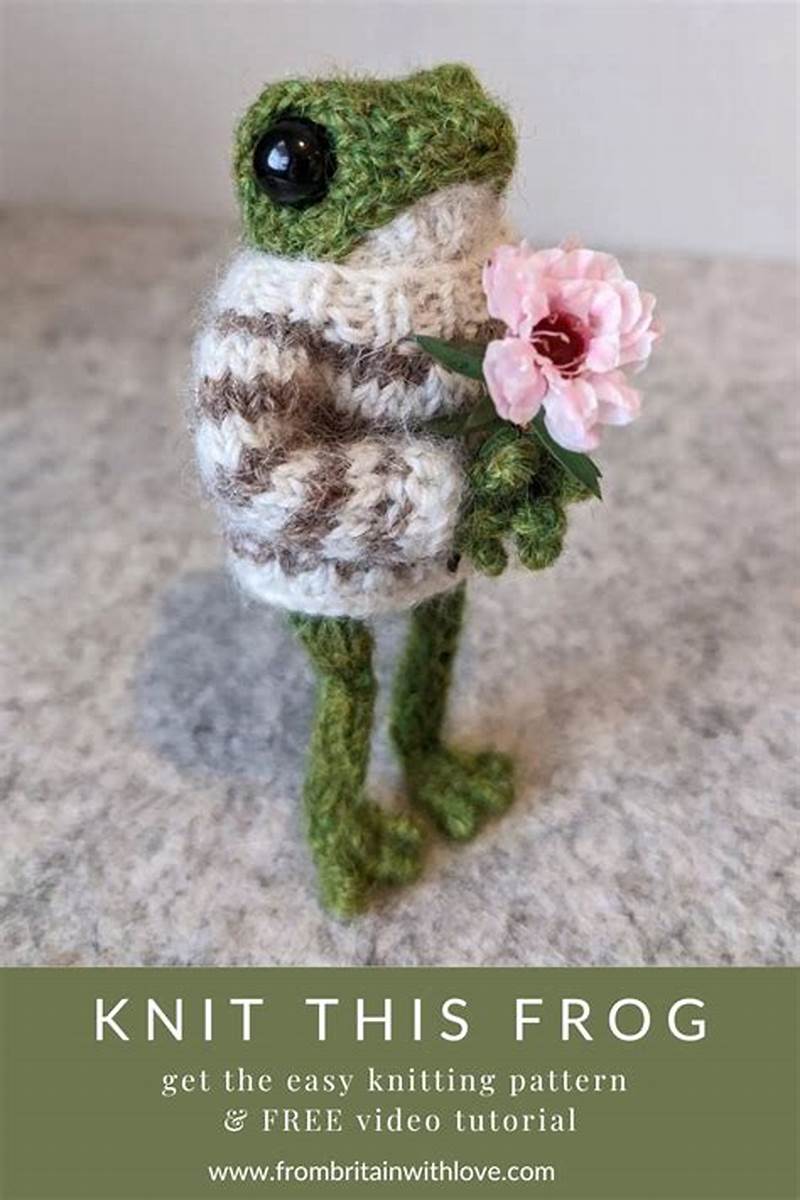 Knit Frog Pattern