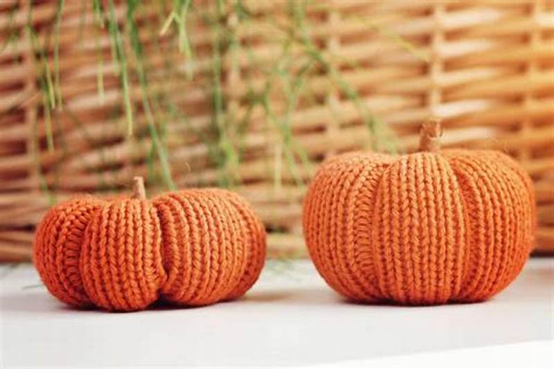 Knit Pattern For Pumpkins