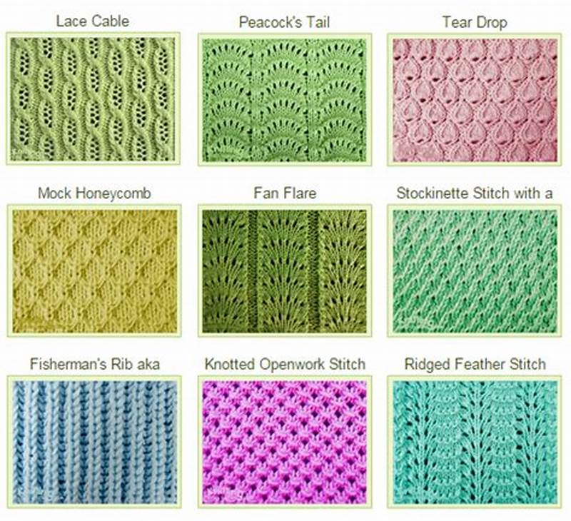 Knit Pattern Names