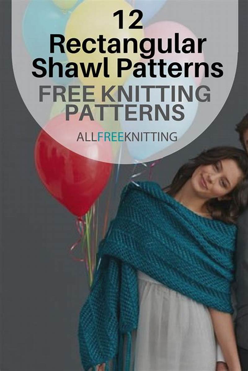 Knit Rectangular Shawl Pattern