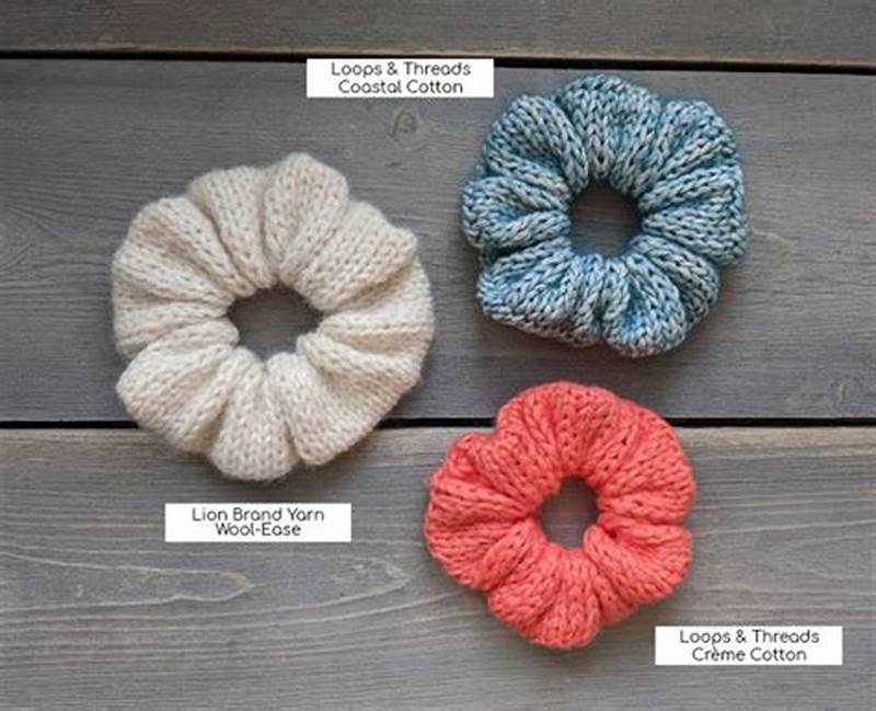 Knit Scrunchie Pattern