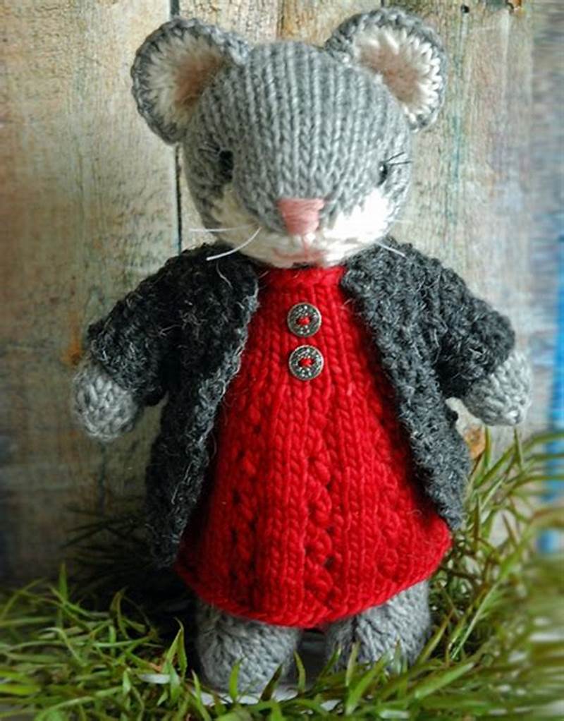 Knitted Mouse Pattern