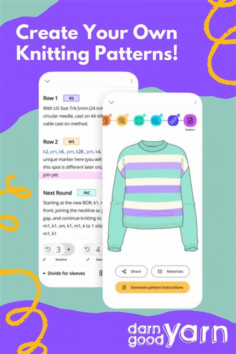 Knitting Pattern App