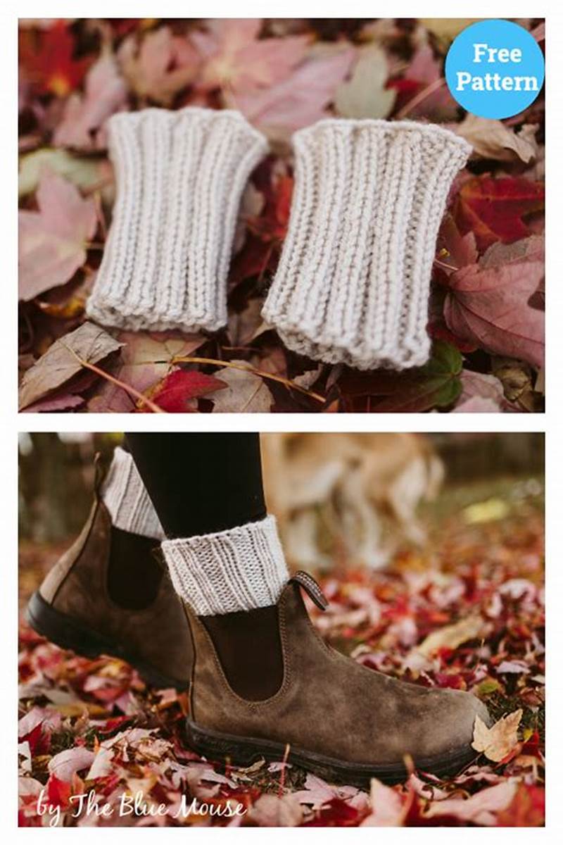 Knitting Pattern For Boot Cuffs