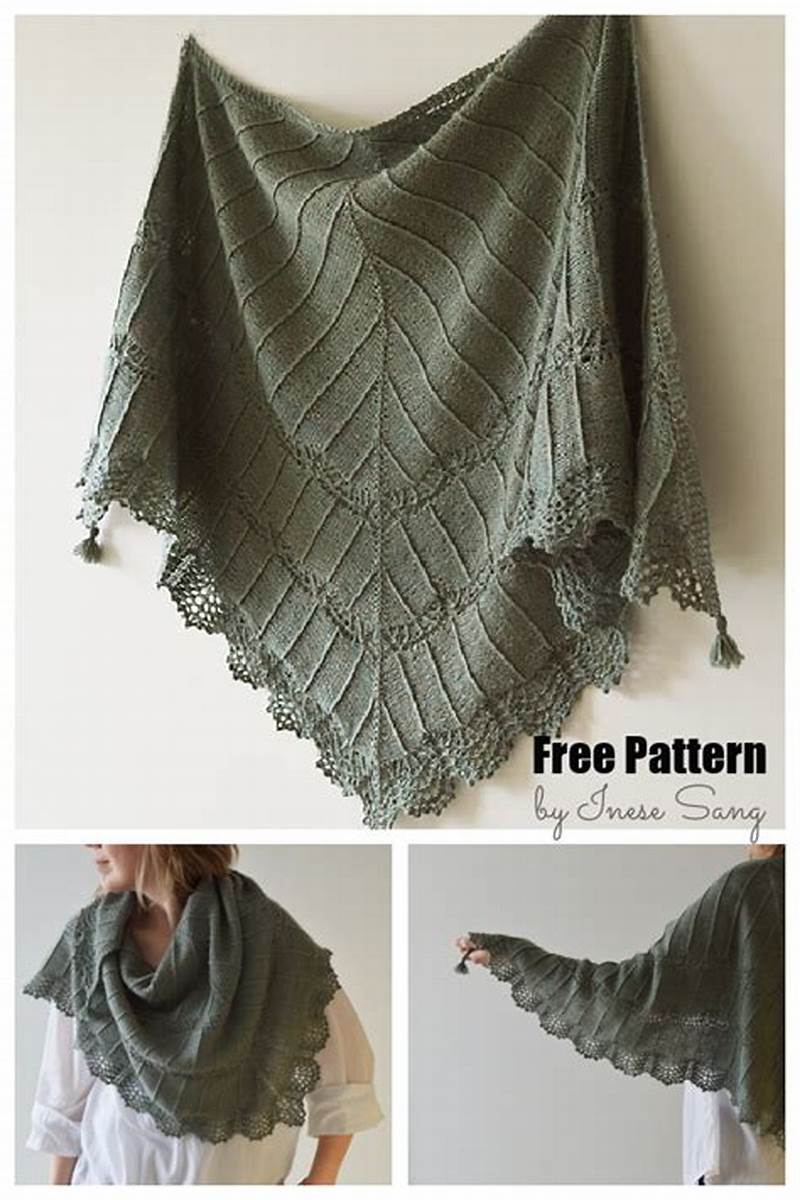 Knitting Pattern For Triangular Shawl