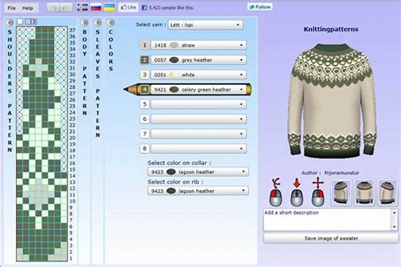 Knitting Pattern Generator