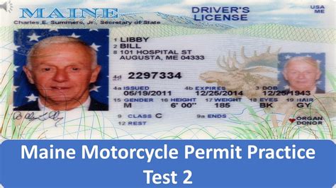 Knowledge and Skills Tests Maine Motorcycle License