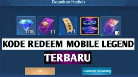 Kode Redeem ML Aktif Terbaru