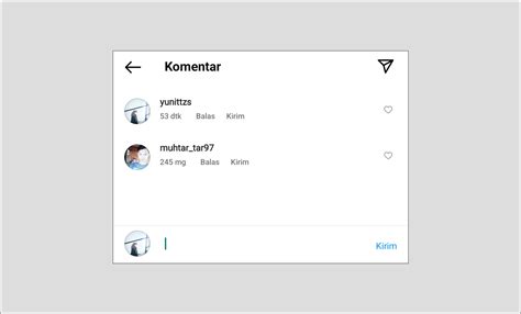 Komentar Instagram