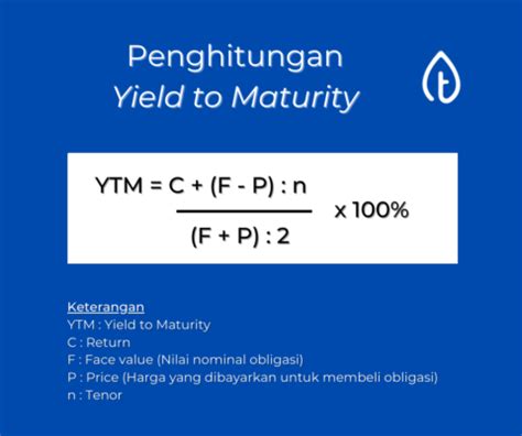 Komponen Penting dalam Menghitung Yield to Maturity