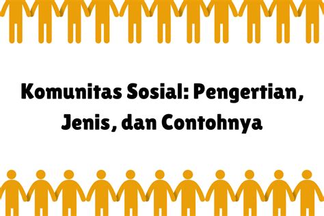 Komunitas Sosial