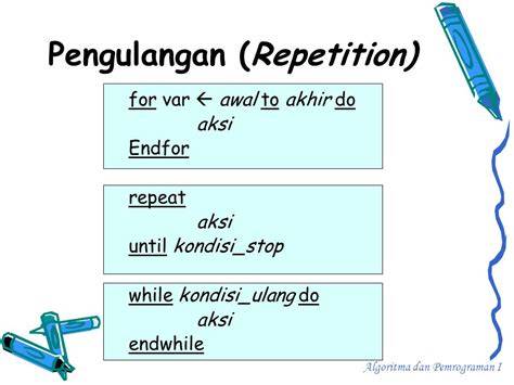 Kondisi dalam Algoritma Repetition